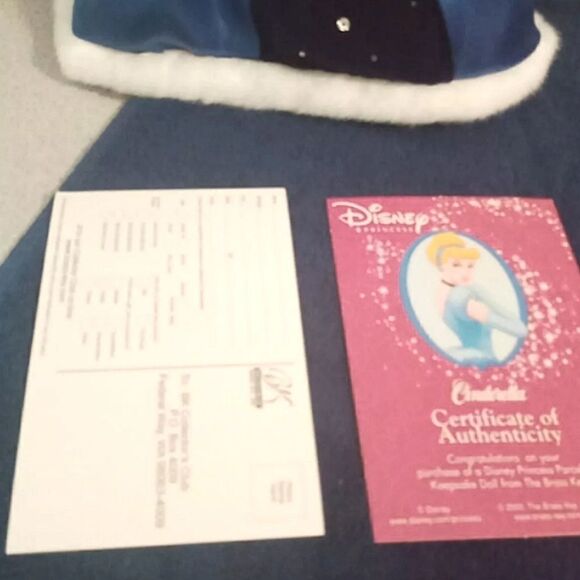 Disney Princess Cinderella 16" Porcelain Doll Brass Key Collectibles Disney 2003 - Picture 6 of 9
